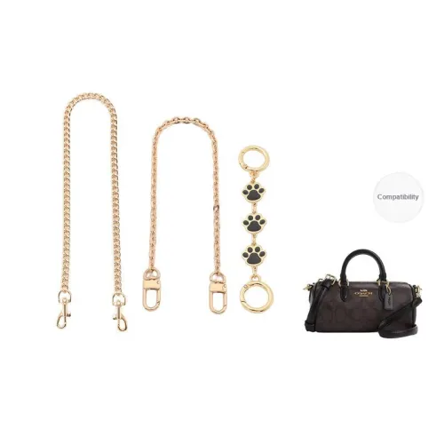 Gloya Metal Bag Accessories Unisex Gold-Tone