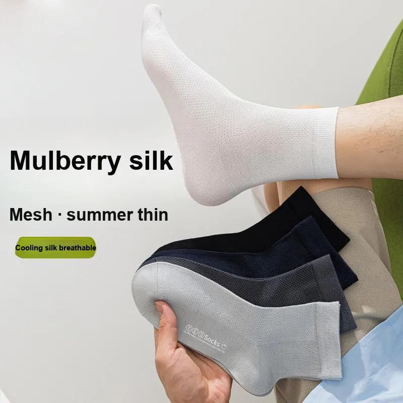 MIIOW Mid Calf Socks Unisex Gift Ribbon 3 Pack-6