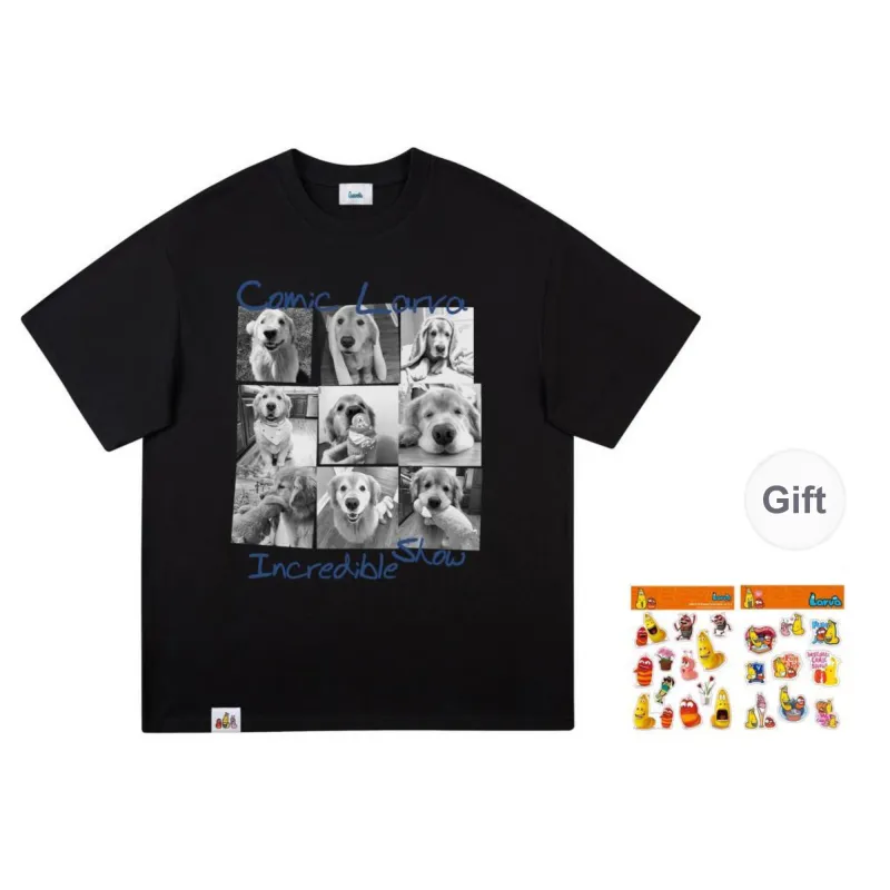COMIC LARVA T Shirts Unisex-5