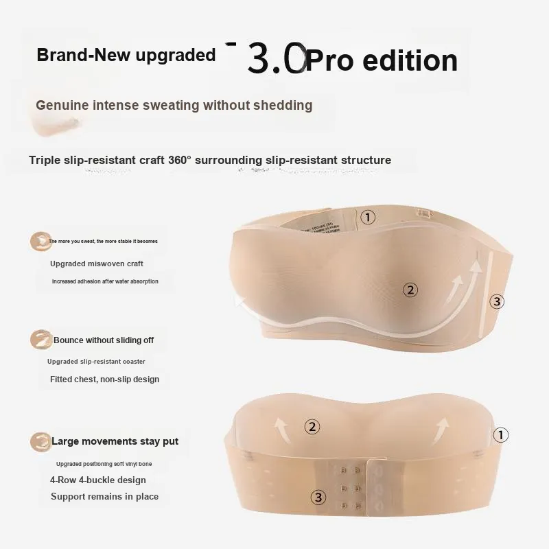 Ordifen Strapless Bra Women's 2 Pack-1