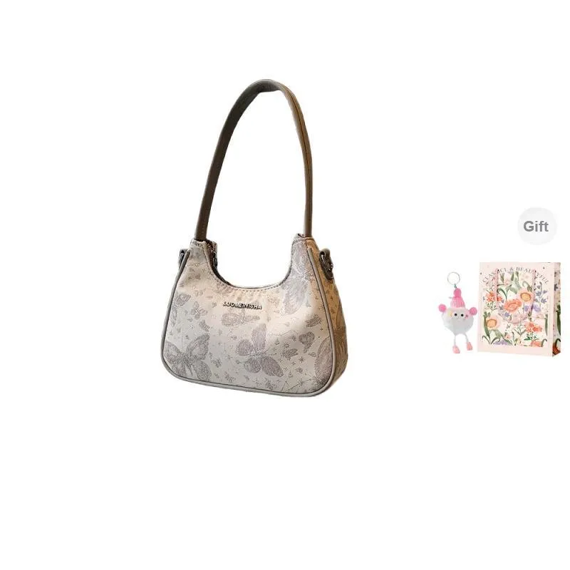 Gerlanx PU Shoulder Bag, Crossbody Bag Women's Silver/Yellow/Pink-0