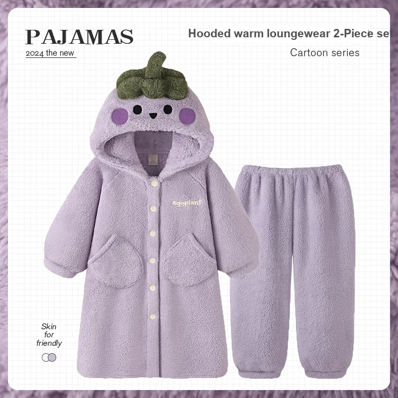 O'MESIK Pajama Set Women's Purple-1