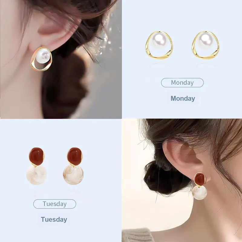 Taste The Color Alloy Earrings Women's-3