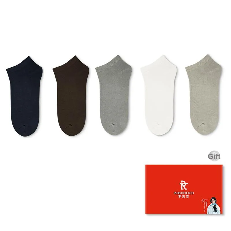 ROBINHOOD Ankle Socks Men's Box 5 Pack-6