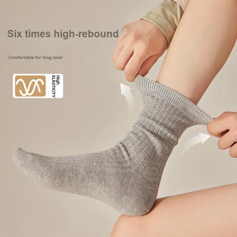 PLANDOO Mid Calf Socks Unisex Shopping Bag 3 Pack-7