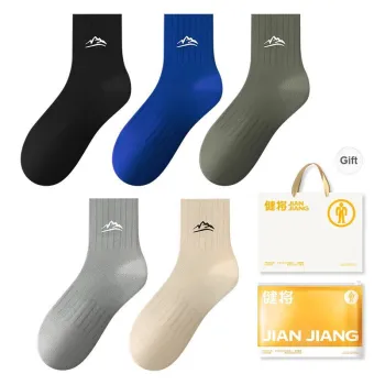 Master Mid Calf Socks Men's Shopping Bag 5 Pack