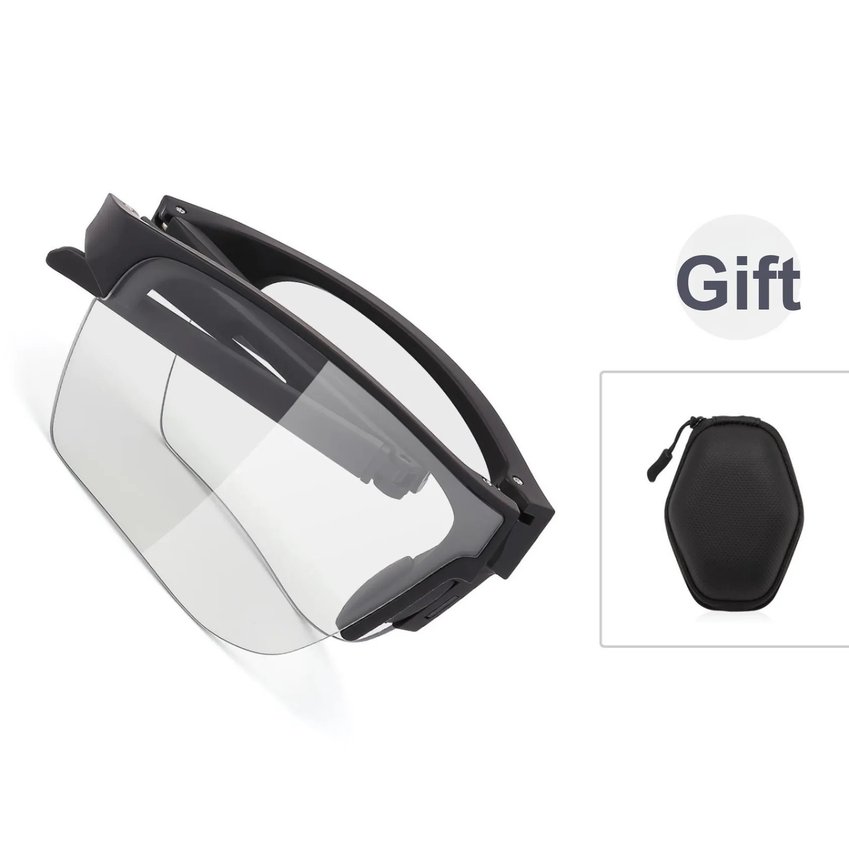 PULAIS TR Памятный пластик Резина Неправильный многоугольник Солнцезащитные очки Унисекс Черный