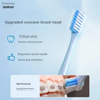 YOUYOUJUN U Shaped Orthodontics Toothbrushes Orthodontic Teeth