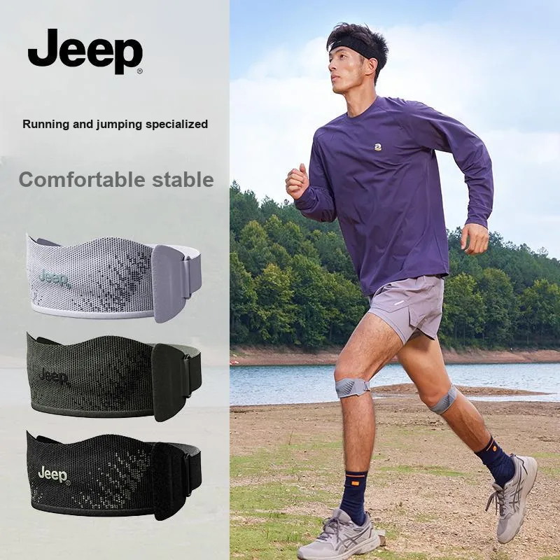 Jeep Sports Support Jogging Mountaineering Hiking 1 Pack Patella Bands Unisex Overall Protective Equipment-3