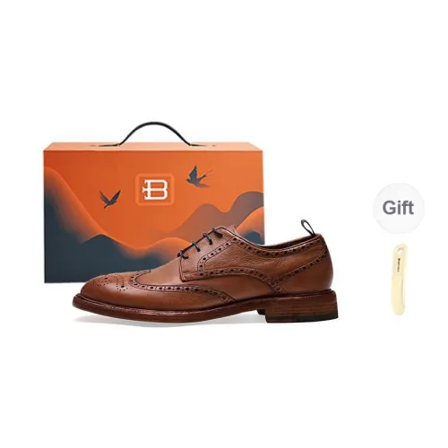 BOSSSUNWEN Dress Shoes Men
s Brown