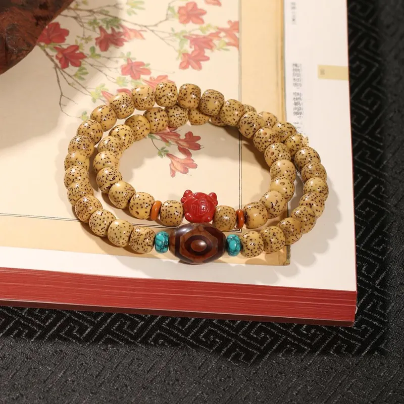 MUUSI Star Moon Bodhi Seeds Bracelets Unisex-3