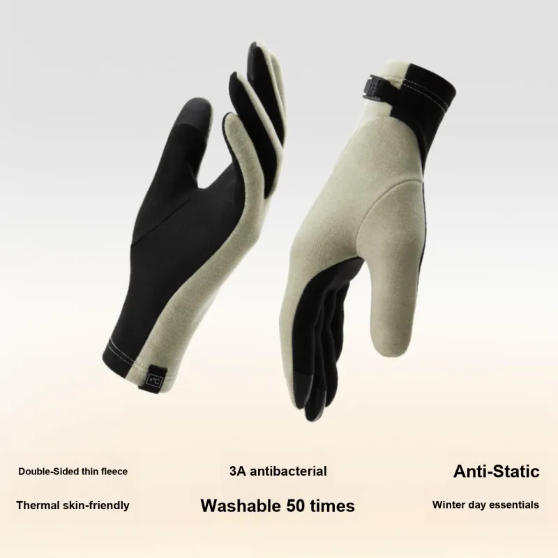 Bananain Cotton Knit Gloves Unisex-2