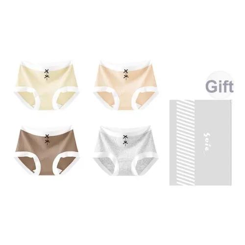 SOIE Трусики-бикини Женские Сумка для покупок 4 шт