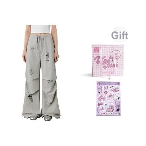 UNIFREE X [UNIFREE X ] Повседневные брюки Женские Серый