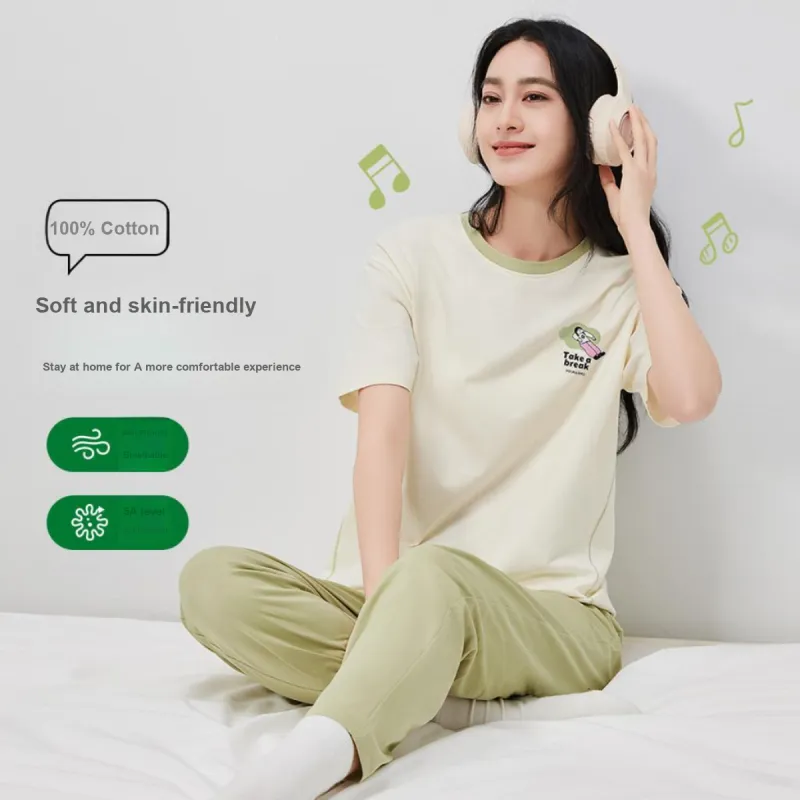 YOUKESHU Pajama Set Women's Shopping Bag-7