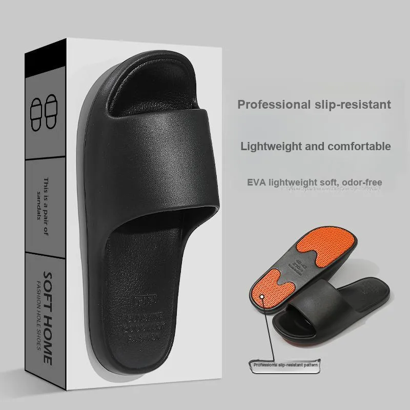 Foot Recreation Slippers, Slip Resistant Summer Home Indoor Squashy And Bouncy Feeling EVA Quiet Bathroom Bathing-13
