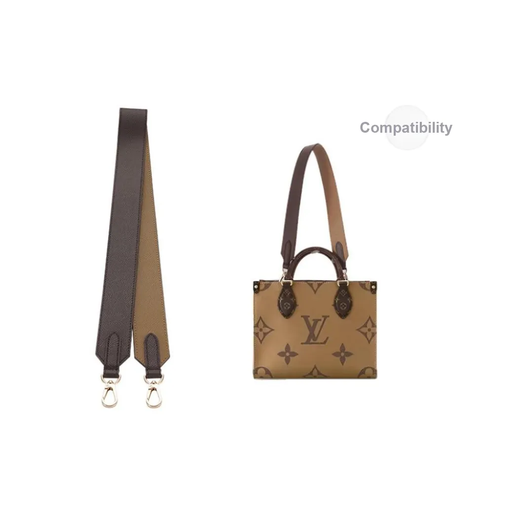 Lan Bao Fan Cow Leather Crossbody Shoulder Strap Mixed Color Upcycled Accessories Unisex Brown