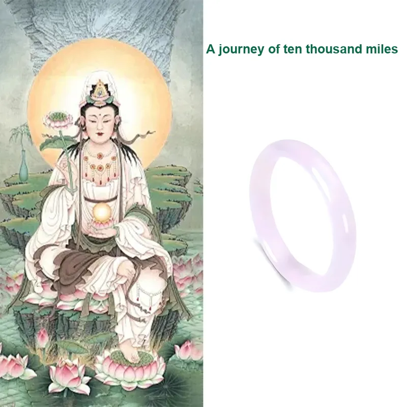 Yuxin Glass Cat Eye Jade Bangles Unisex-1