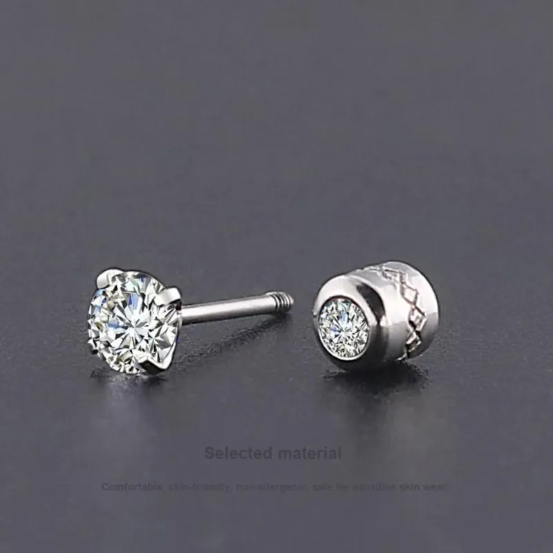 Tkb A Pair Of Earrings For Both Ears No Need To Remove Stud Earrings Unisex-4