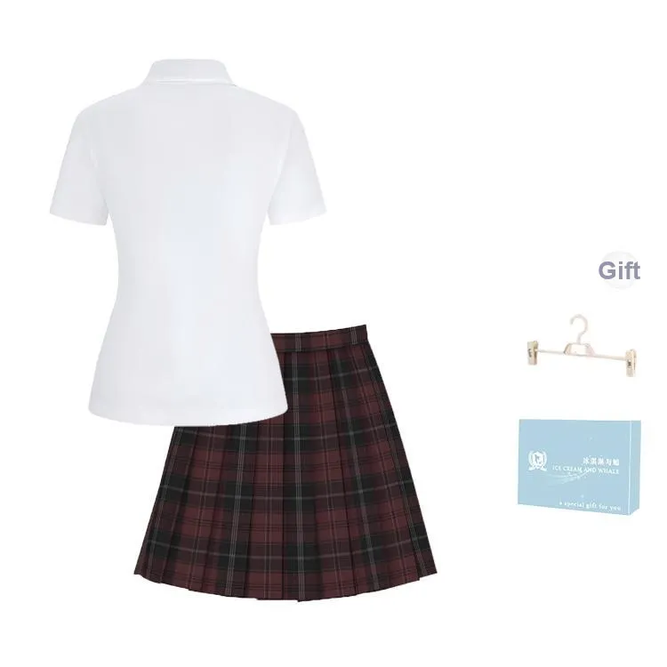 Ice Cream And Whale Summer Skirt Set Women's Gift Box Set-1
