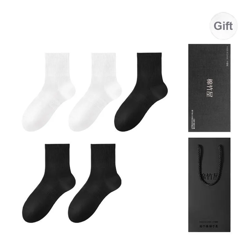 B&C.Room SS24 Mid Calf Socks Spring Summer Men's 5 Pack-0