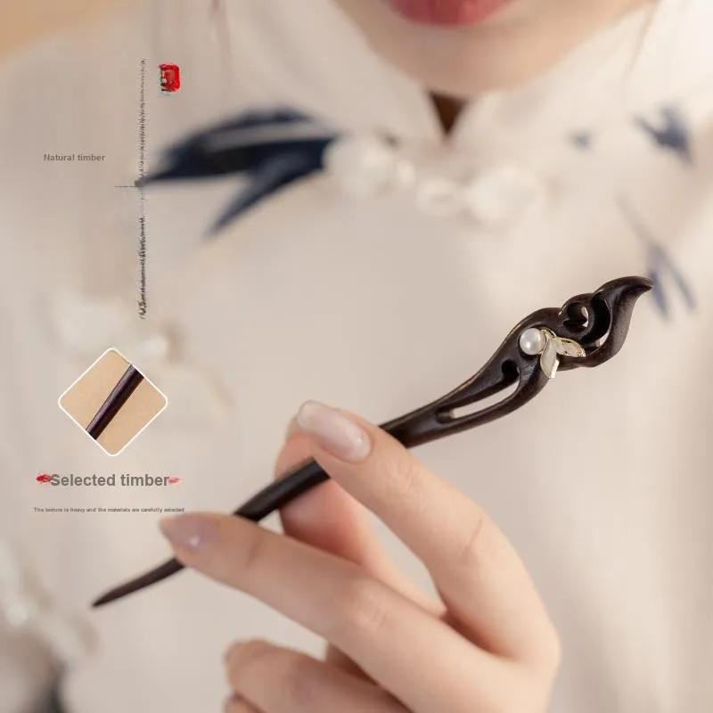 Guo Lu Rosewood Hairpins Women's-1