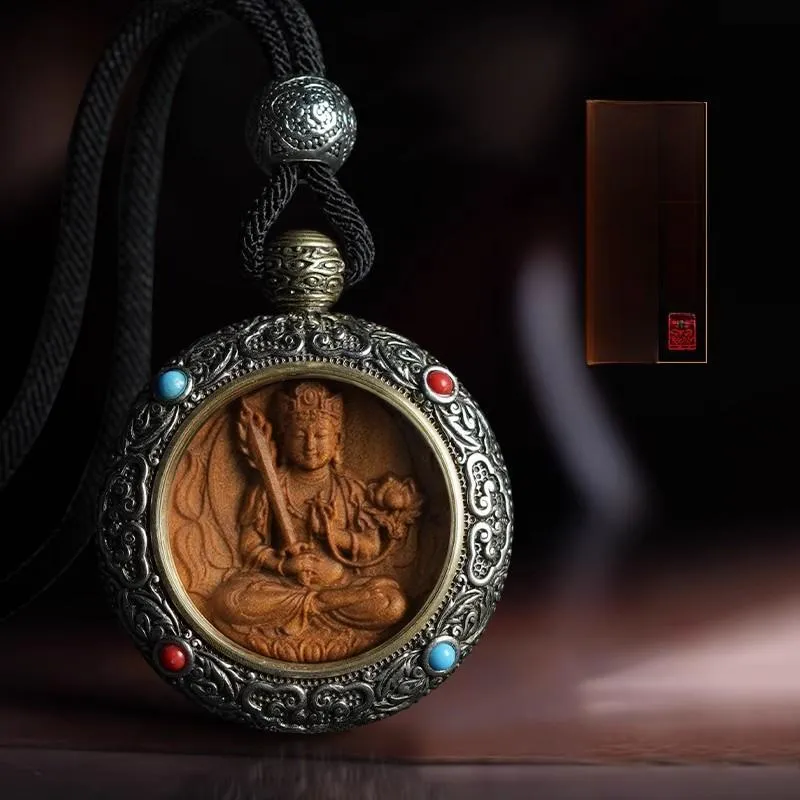 DALONG Old Mountain Sandalwood Pendants Unisex-8