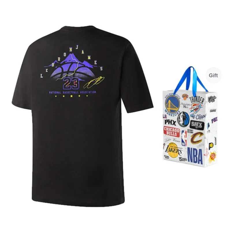 NBA Los Angeles Lakers James T Shirt Unisex Black-0