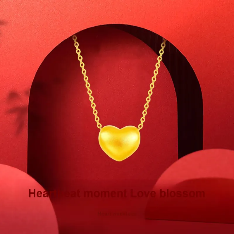 Fortune Gold Jewelry Mom Box Necklace Women's-13