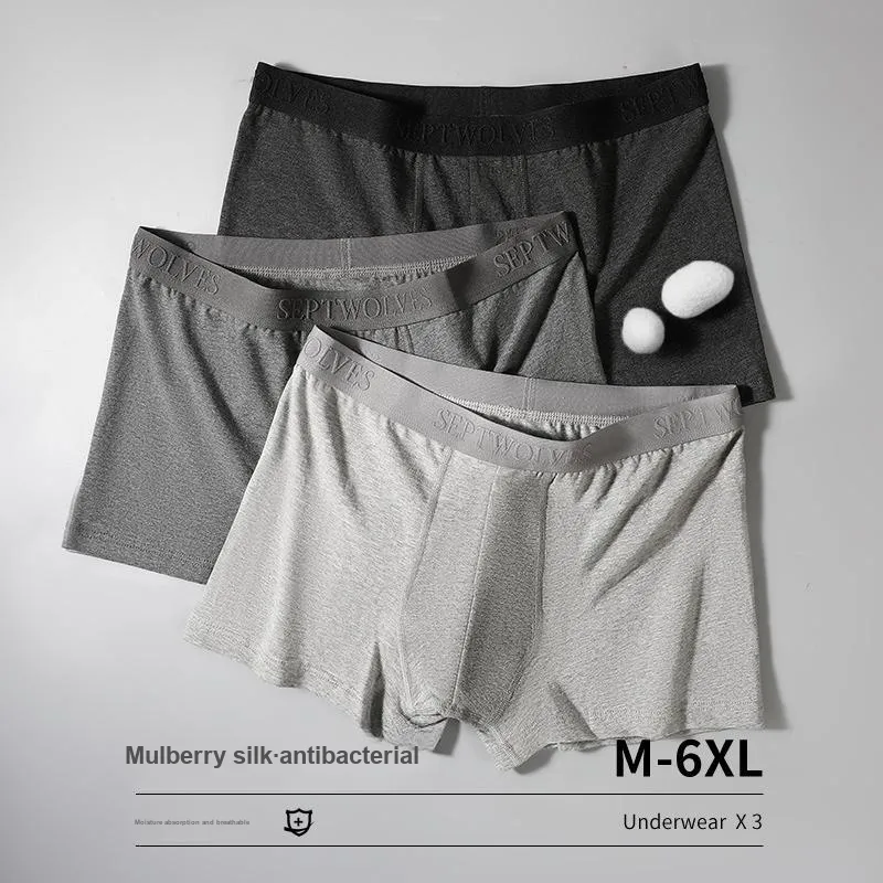 SEPTWOLVES Underpants Men's Gift Box Set+Shopping Bag-4