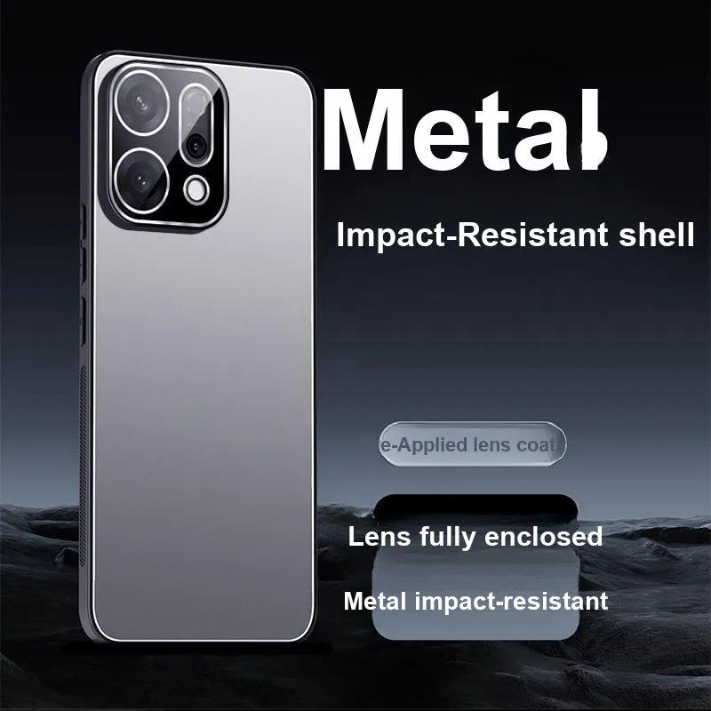MOWEITU Metal Impact Resistant Lens Wallet Phone Cases Compatibility With OPPO Reno 14/OPPO Reno 14 Pro-23