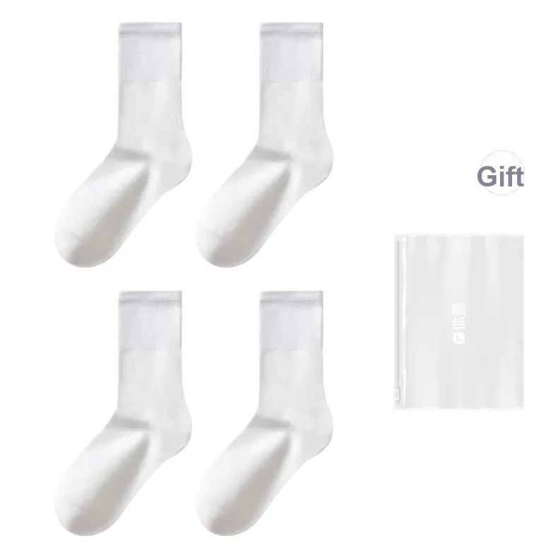 Temooues Unisex Mid-Calf Socks-0