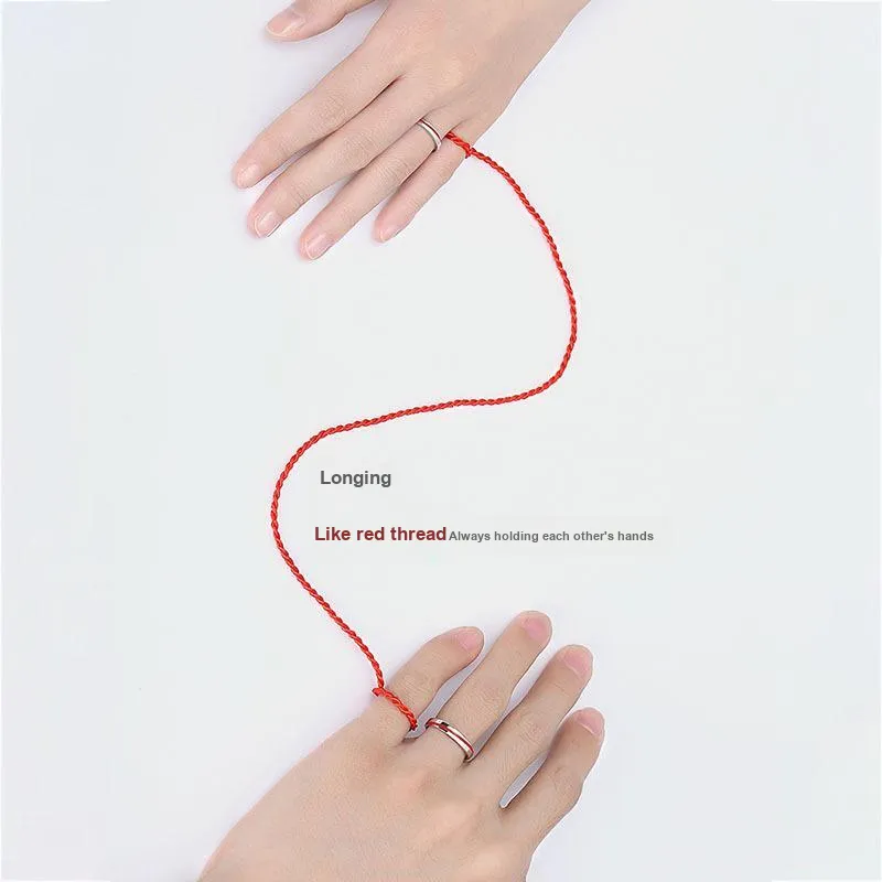 GUDUD S999 Fine Silver Rings Unisex-5