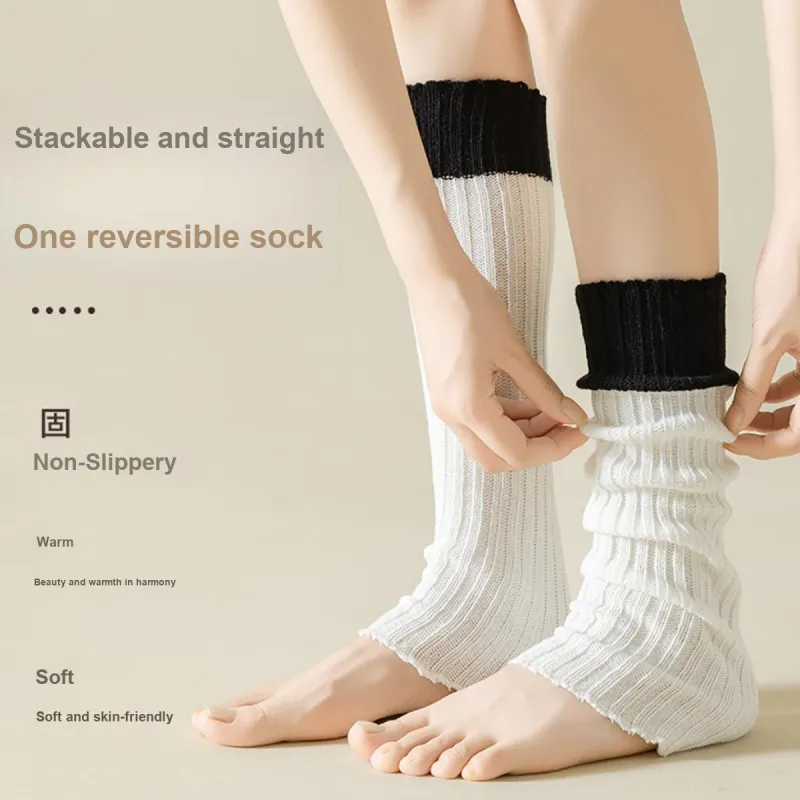 MIIOW Knee High Socks Women's 3 Pack-5