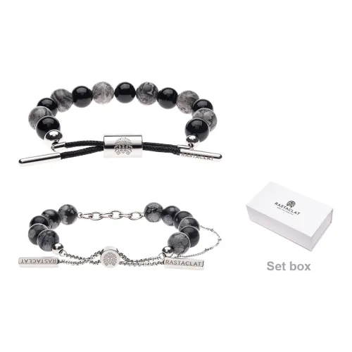 Rastaclat Snowflake Obsidian Beads Beaded Bracelet Unisex