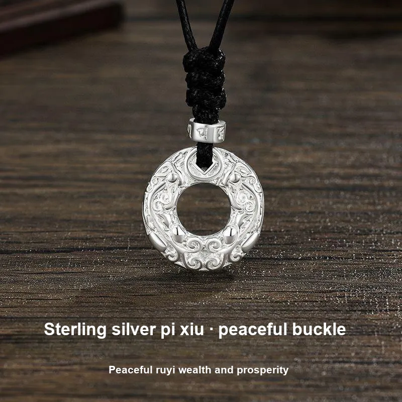 U state 999 Fine Silver Sterling Silver Necklaces Women's-2