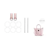 Pink [Pair of Abrasion-Resistant Buckles+Metal Protective Film+Metal Protective Ring]