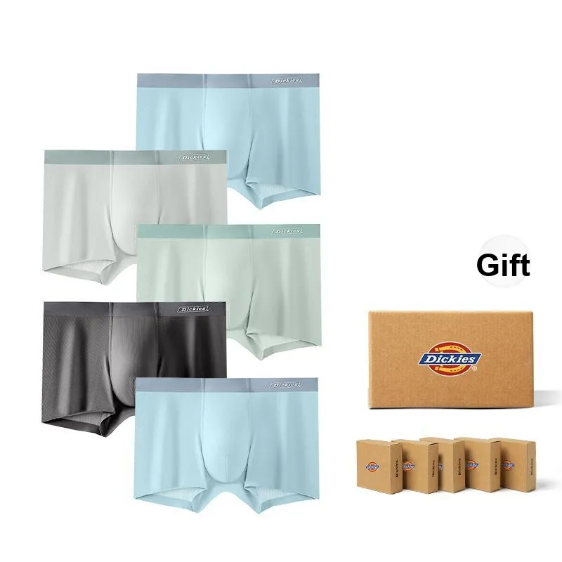 Dickies Underpants Men's Cooling Sensation Breathable Antibacterial Boxer Shorts Box Combo Set-33