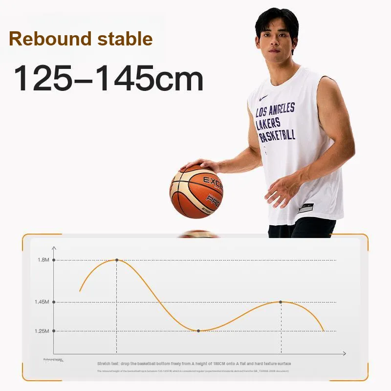 EXCESS B7000 PU Basketball Brown Size 7 Ball Competition Unisex-3