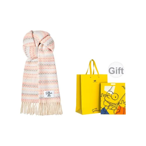 The Simpsons Полиэстеровые трикотажные шарфы Унисекс