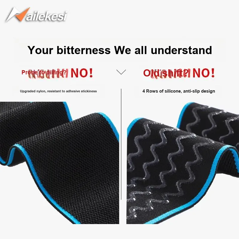 NAILEKESI Elbow Pads Breathable Protective Gray Polyester Advanced Protective-4