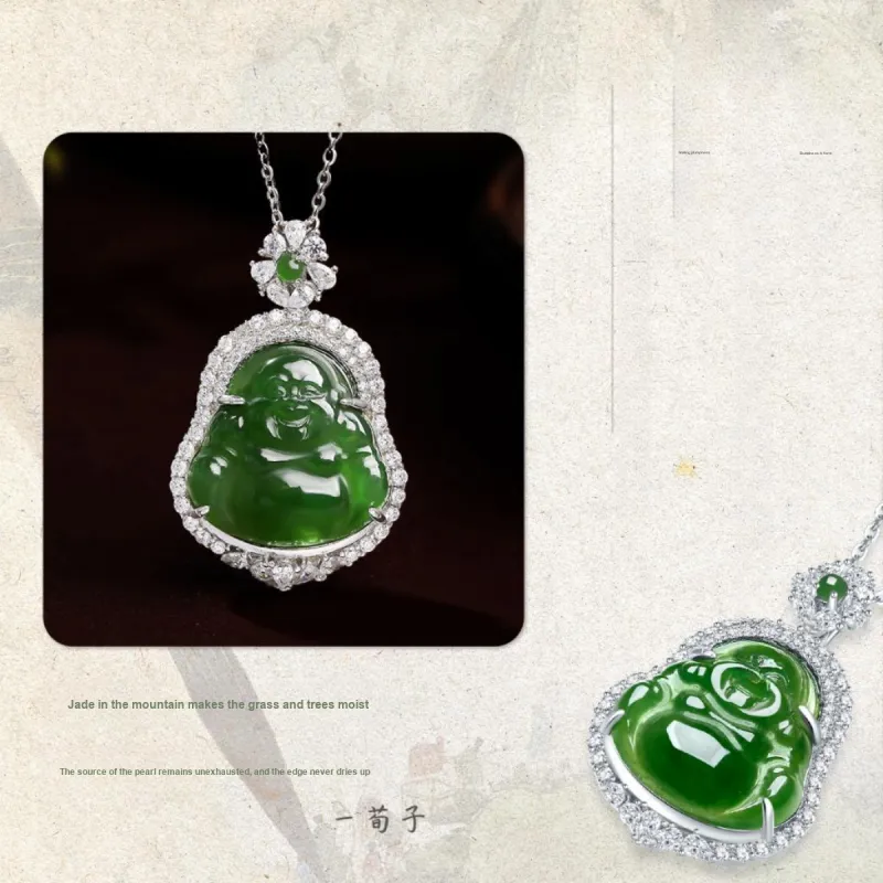 Century Edge Jewelry Hetian Jade Pendants Jasper Women's-8