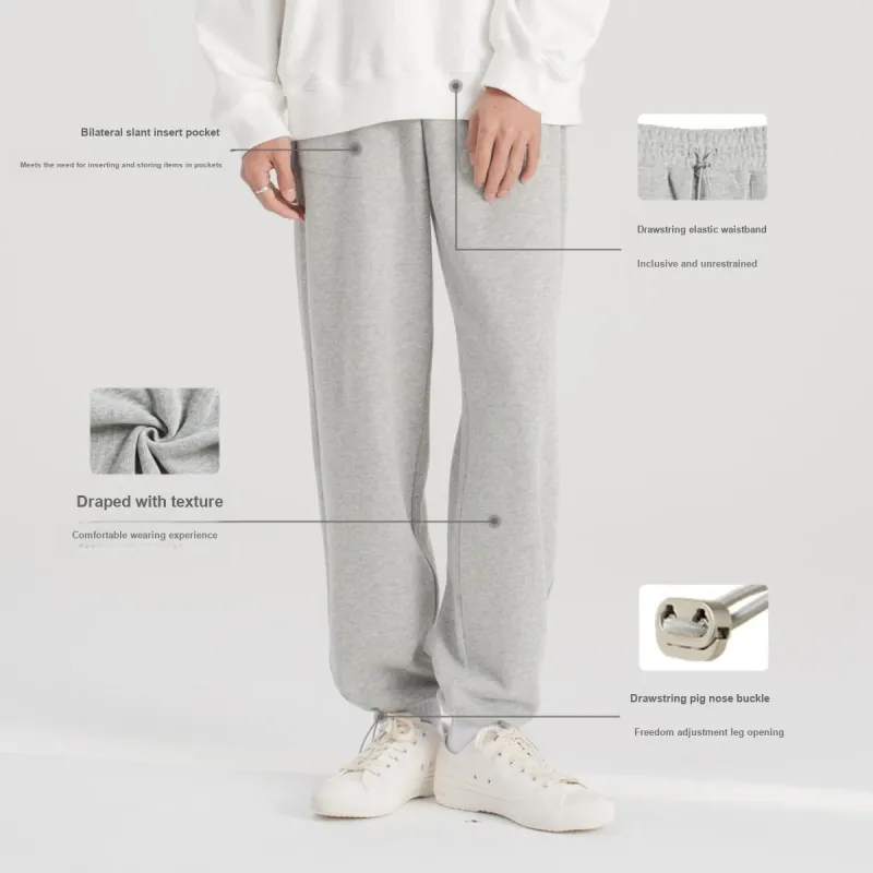 COKEIN Clean Fit Series Knitted Sweatpants Unisex-3