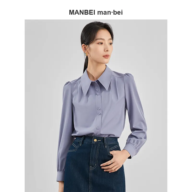 Mambe Shirt Women's Smoke Purple-2