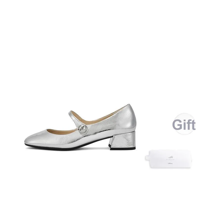 73Hours Suddenly Cute Квадратный каблук Туфли Мэри Джейн Женские