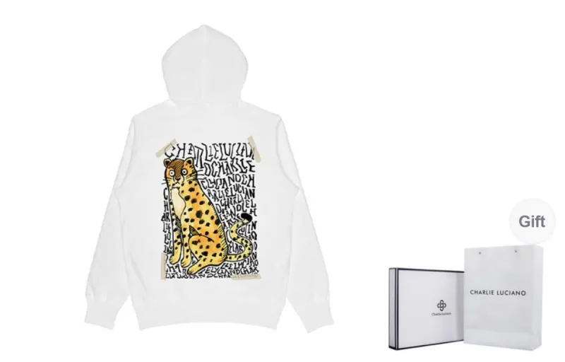 Charlie Luciano Sweatshirt Unisex White-0