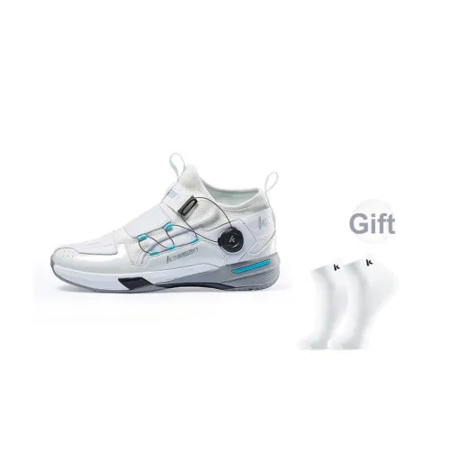 Кавасаки Traverse 2,0 Амортизация Износостойкий MID Топ Бадминтон Обувь Унисекс Серый Синий Синий