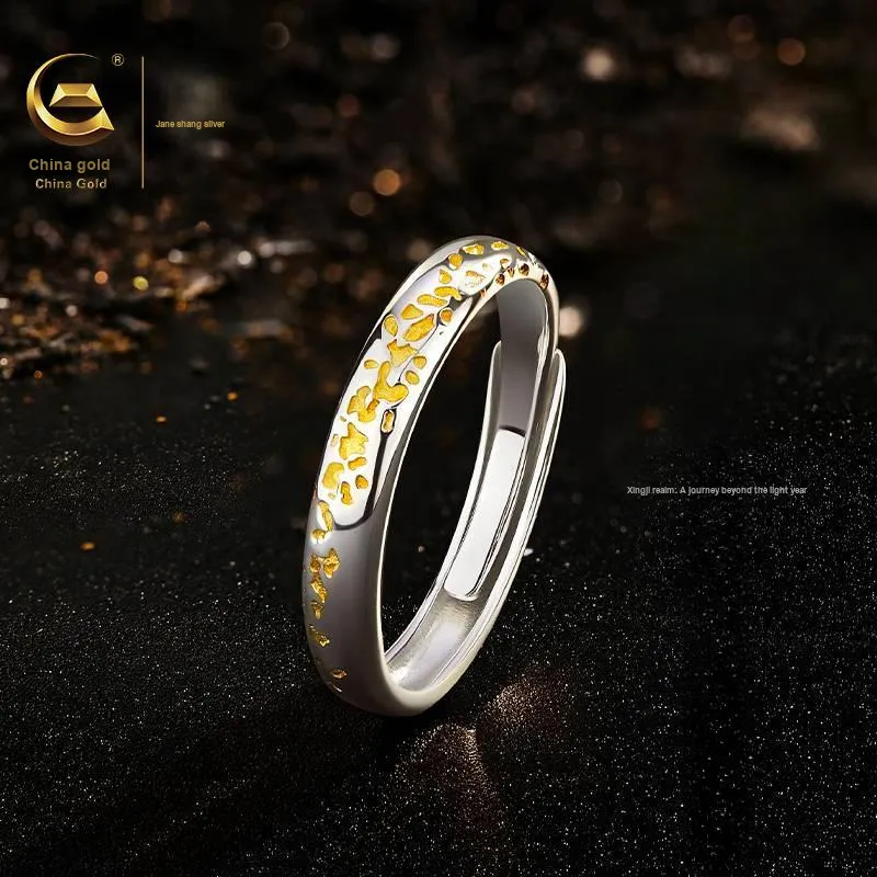 ZSY 925 Sterling Silver Forever Love Ring Couple Rings Men's-2