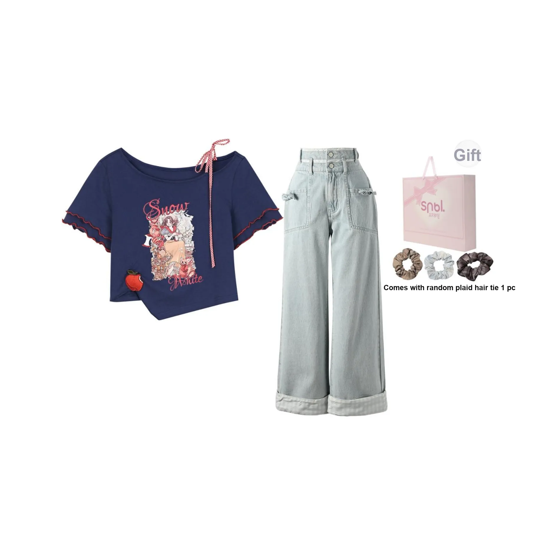 Snbl Брюки + T Рубашка Женские Повседневные Костюмы