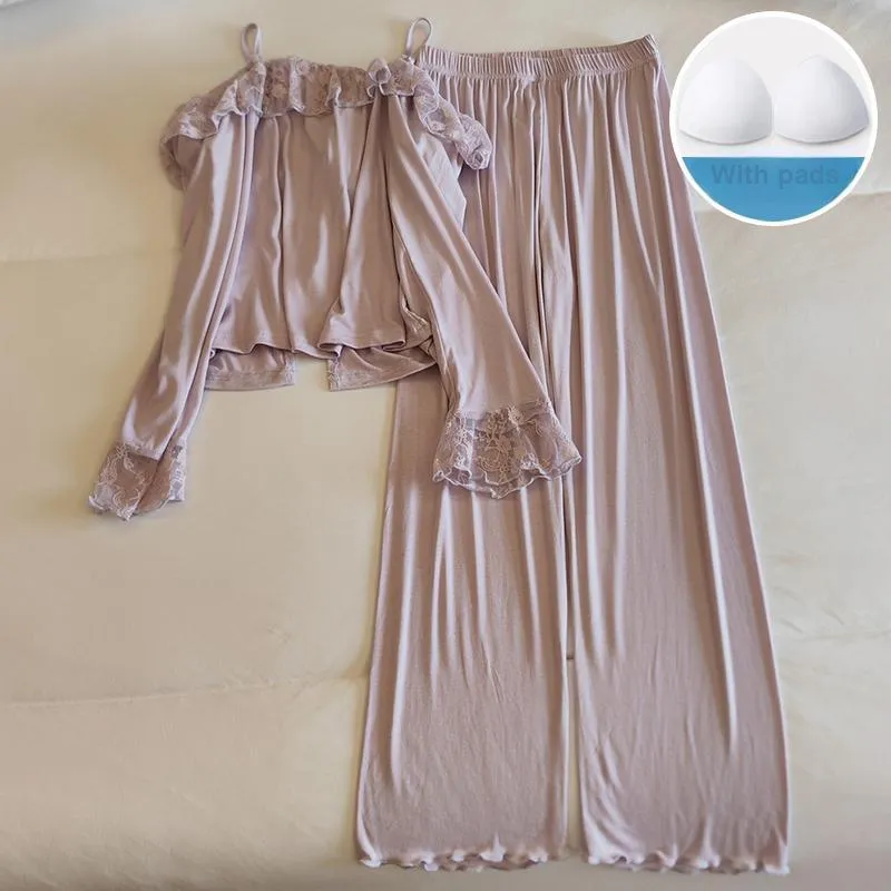 Sleeping Beauty Pajama Set Women's Light Purple-5
